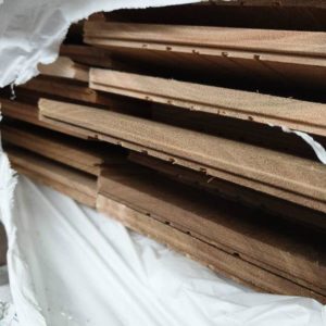 180X14 SPOTTED GUM STAIN GRADE FLOORING- (STAIN GRADE IS VARIOUS GRADES OF FLG WITH SOME RACKING STICK MARKS ON PART OF THE FACE OF THE BOARDS) (CAN CONTAIN SELECT STANDARD & COVER GRADES)
