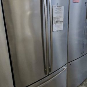 WESTINGHOUSE WHE6000SA 605 LITRE S/STEEL FRENCH DOOR FRIDGE 896MM WIDE PERFECT FOR 900MM CAVITY BLUE FEATURE LIGHTING DOOR ALARM QUICK CHILL FUNCTIONFAMILY SAFE LOCKABLE COMPARTMENT HIDDEN HINGES INTERNAL ELECTRONIC CONTROLS WITH 6 MONTH WARRANTY C75275796