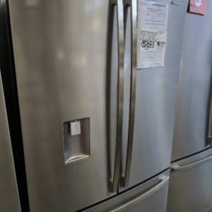 WESTINGHOUSE WHE6060SA 600 LITRE FRENCH DOOR FRIDGE WITH WATER 896MM WIDE TO FIT 900MM CAVITY QUICK CHILL FUNCTION MULTI AIR FLOW TECHNOLOGY INTERNAL ELECTRONIC CONTROLSFAMILY SAFE LOCKABLE COMPARTMENT DOOR ALARM HIDDEN HINGES WITH 12 MONTH WARRANTY 92875390
