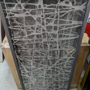 EX HIRE - LARGE BOX FRAME STRING ART DAMAGE TO FRAME - NEED TO BE REFINSHED 1200MM WIDE X 500MM HIGH