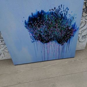 EX HIRE - BLUE PAINTING 600MM X 600MM