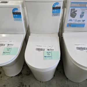 EX DISPLAY GENEVA WALL FACED RIMLESS TOILET SUITE RRP$600