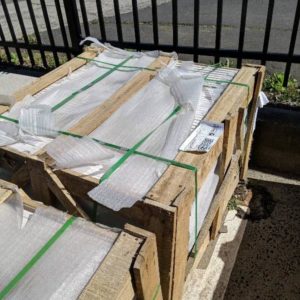 PALLET OF SNOW WHITE PAVER 500X500X20 FOR FLOOR/WALL PAVING 99PCS AUG03-10