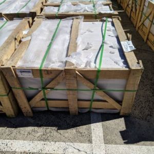 PALLET OF SNOW WHITE PAVER 500X500X20 FOR FLOOR/WALL PAVING 103PCS AUG03-14