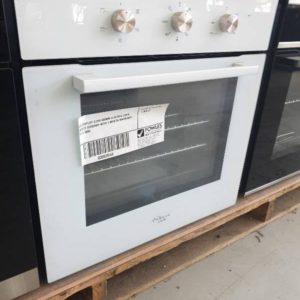 EX DISPLAY EURO 600MM ELECTRIC OVEN WHITE EO604WH WITH 3 MONTH WARRANTY DEO 8068