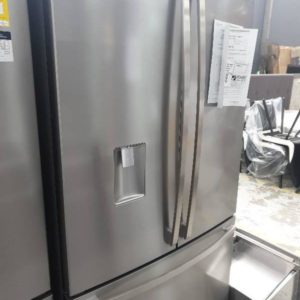WESTINGHOUSE WHE6060SA 600 LITRE FRENCH DOOR FRIDGE WITH WATER 896MM WIDE TO FIT 900MM CAVITY QUICK CHILL FUNCTION MULTI AIR FLOW TECHNOLOGY INTERNAL ELECTRONIC CONTROLSFAMILY SAFE LOCKABLE COMPARTMENT DOOR ALARM HIDDEN HINGES WITH 12 MONTH WARRANTY 91775429