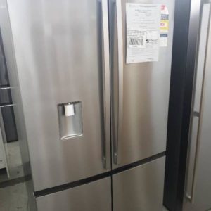 WESTINGHOUSE WQE6060SA 600 LITRE FRENCH DOOR FRIDGE WITH 4 DOORS WITH WATER WITH EASY GLIDE DRAWERS FAMILY SAFE LOCKABLE COMPARTMENT QUICK CHILL INTERNAL ELECTRONIC CONTROLS DOOR ALARM MULTI AIR FLOW TECHNOLOGY HIDDEN HINGES WITH 6 MONTH WARRANTY C 95180384