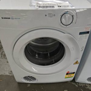 SIMPSON 4.5KG AUTO VENTED DRYER SDV457HQWA WITH ANTI TANGLING REVERSE TUMBLING ACTION WITH 12 MONTH WARRANTY B00332888