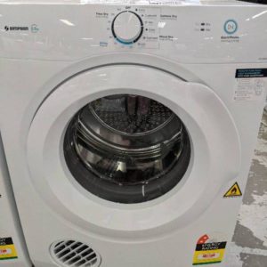 SIMPSON 5.5KG AUTO VENTED DRYER SDV556HQWA WITH ANTI TANGLE REVERSE TUMBLING FOR BETTER DRYING SENSOR DRYING LARGE DOOR OPENING WALL MOUNTABLE WITH 12 MONTH WARRANTY B93332760
