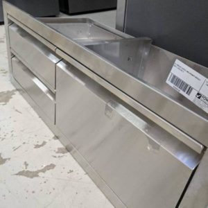 EX DISPLAY S/STEEL BBQ DRAWER MODULE ONLY SOLD AS IS
