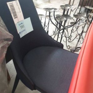 EX HIRE BLUE DINING CHAIR SOLD AS IS