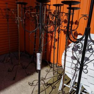 EX HIRE TALL FLOOR CANDELABRA SOLD AS IS