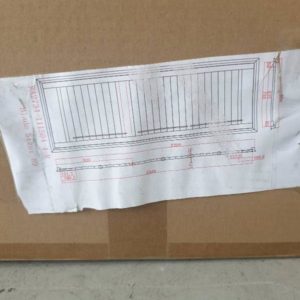 WHITE PLANTATION SHUTTER 2390MM HIGH X 804MM WIDE 1 BOXES - BOXES MARKED GG RRP$1922