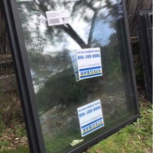 1330X1140 ALUMINIUM WINDOW SASHES- (ALL WINDOW LOTS TO BE PURCHASED VIA ABSENTEE BIDDING ONLY. BIDS TO BE IN BY 10AM WEDNESDAY MORNING)