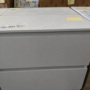 NEW MDF 2 DRAWER CABINET IN WHITE