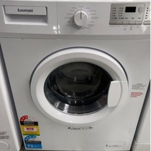 EX DISPLAY EUROMAID 7KG FRONT LOAD WASHING MACHINE 15 WASH PROGRAMS WM7PRO WITH 3 MONTH WARRANTY