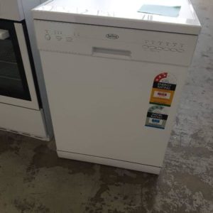 EX DISPLAY BELLING WHITE BDW60WTE DISHWASHER WITH 12 PLACE SETTINGS & WASH PROGRAMS WITH 3 MONTH WARRANTY