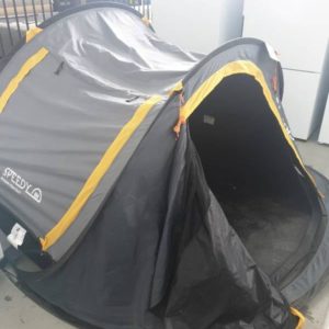 EX DISPLAY SPEEDY 3 PERSON POP UP TENT SOLD AS IS