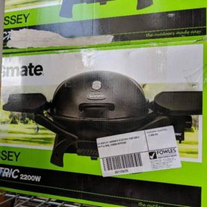 EX DISPLAY GASMATE ELECTRIC PORTABLE KETTLE BBQ 2200WRRP$369