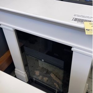 EX DISPLAY DIMPLEX TAYLOR 1.5KW MINI FIREPLACE MANTLEWHITE RRP$799 WITH 3 MONTH WARRANTY TYL15