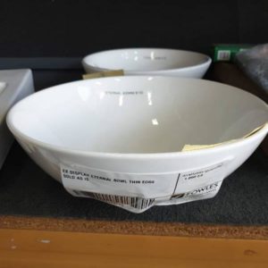 EX DISPLAY ETERNAL BOWL THICK EDGE SOLD AS IS