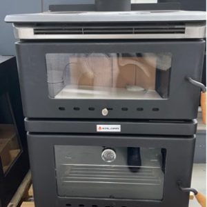 SCANDIA FUSION KAF50 WOOD FIRED OVEN WITH JAPANESE FIREPROOF GLASS BAKERS OVEN INDOOR OR OUTDOOR RRP$2899 SOLD AS IS SRATCH & DENT SOLD AS IS
