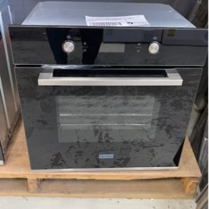 EX DISPLAY FRANKE FRE60M9B 600MM BLACK ELECTRIC OVEN WITH 9 COOKING FUNCTIONS DOUBLE GLAZED DOOR WITH 6 MONTH WARRANTY