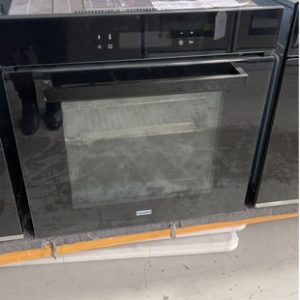 EX DISPLAY FRANKE FCE60P11B 600MM BLACK PYROYTIC ELECTRIC OVEN WITH 11 COOKING FUNCTIONS TOUCH CONTROL WITH QUADRUPLE GLAZED DOOR RRP$1999 WITH 6 MONTH WARRANTY