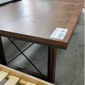 EX DISPLAY DESIGNER FURNITURE - TARONGA DINING TABLE 2100MM SOLD AS IS