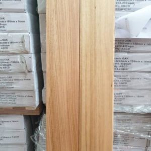 130X14/3MM TAS OAK NATURAL LACQUERED ENGINEERED FLOORING- (44 BOXES X 3.432 M2)