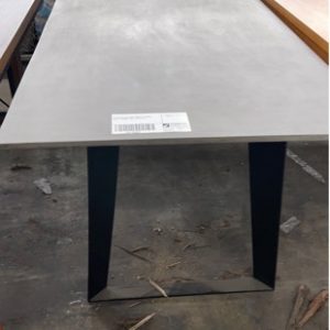 EX DISPLAY ALTONA CONCRETE DINING TABLE 2100MM LONG SOLD AS IS