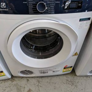 ELECTROLUX 6KG AUTO VENTED DRYER EDV605HQWA WITH SENSOR DRY TECHNOLOGY IDEAL TEMPERATURE SETTINGS FAST 40 PROG & REVERSE TUMBLING ACTION WITH 12 MONTH WARRANTY B02424725