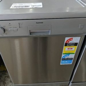EUROMAID DC14S 600MM S/STEEL DISHWASHER WITH 5 WASH PROGRAMS 14 PLACE SETTINGS WITH 3 MONTH WARRANTY