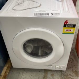 EX DISPLAY EUROMAID ED45KG 4.5KG VENTED DRYER WITH 3 MONTH WARRANTY