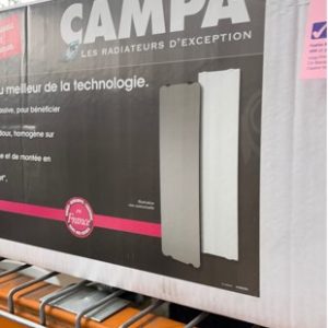 CAMPA NARROW VERTICAL BLACK 1600W WALL HEATER WITH 6 MONTH WARRANTY