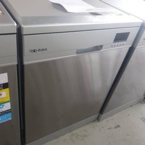 EX DISPLAY TECHNIKA TSDW14GG S/STEEL DISHWASHER WITH 14 PLACE SETTINGS WITH 3 MONTH WARRANTY