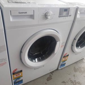 EX DISPLAY EUROMAID WM7PRO 7KG FRONT LOAD WASHING MACHINE 15 WASH PROGRAMS WITH 3 MONTH WARRANTY RRP$799 SOLD AS IS
