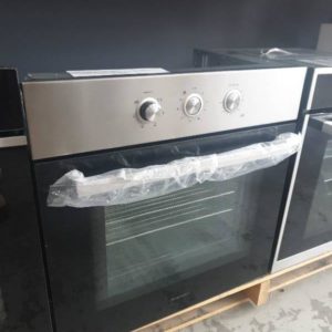 EX DISPLAY BAUMATIC BO6S 600MM ELECTRIC OVEN WITH 6 COOKING FUNCTIONS WITH 3 MONTH WARRANTY SOLD AS IS