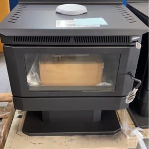 SCANDIA WARMBRITE 200 WOOD HEATER MEDIUM SIZE FAN ASSISTED CONVECTION FIREPLACE 3 SPEEDS HEATS UP TO 200M2 RRP$1299 SOLD AS IS SCRATCH & DENT STOCK