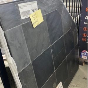 EX DISPLAY SLATE HEARTH 1250MM X 1250MM CORNER HEARTH SOLD AS IS SOLD AS IS