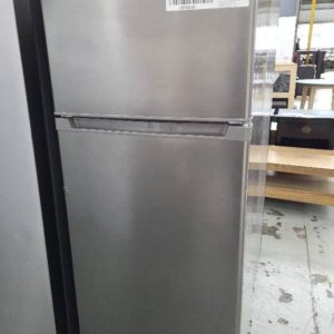 EX DISPLAY LEMAIR LTM366S S/STEEL FRIDGE WITH TOP MOUNT FREEZER WITH 3 MONTH WARRANTY RRP$799 SOLD AS IS
