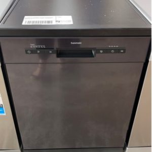 EX DISPLAY EUROMAID BLACK DISHWASHER 600MM E14DWB WITH 3 MONTH WARRANTY SOLD AS IS