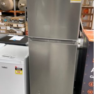 EX DISPLAY EUROMAID ETM269S S/STEEL 269 LITRE FRIDGE WITH TOP MOUNT FREEZER WITH 3 MONTH WARRANTY SOLD AS IS