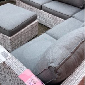 EX DISPLAY BALTIC 3 PIECE CORNER MODULAR OUTDOOR LOUNGE SOLD AS IS