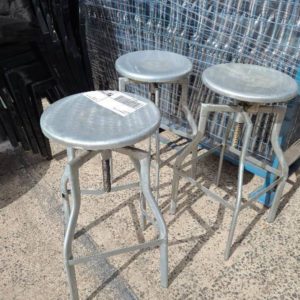 EX HIRE CHROME STOOL SOLD AS IS