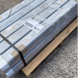 PALLET OF 20 STEEL POSTS SOLD AS IS