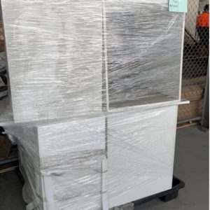 PALLET OF ASSORTED KITCHEN CABINETS SOLD AS IS