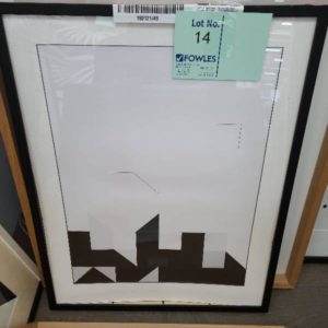 EX HIRE - FRAMED ARTWORK SOLD AS IS