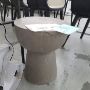 EX HIRE GREY STOOL SOLD AS IS