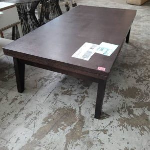 EX HIRE FURNITURE - COFFEE TABLE SOLD AS IS SOME MARKS